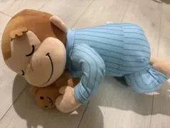おさるのジョージ Lぬいぐるみ　にっこりねんね