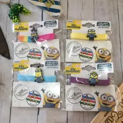 ミニオン　ラバーバンド　4色セット