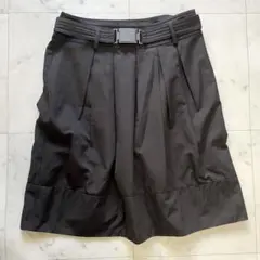 プリーツスカート 膝丈