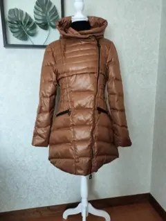 【美品未使用】Margaretブラウン ダウンジャケット コートフード付き