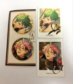 あんスタ メロアス 小鹿ジュイス 久遠舞珠 缶バッジ ぱしゃっつ セット