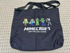 マイクラ　トートバッグ　ナイロン製　ショルダー紐つき