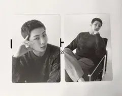 BTS MONOCHROME ミニフォトカード RM ナムジュン ナム　2枚