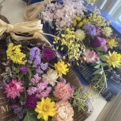 ドライフラワー　スワッグ　ブーケ