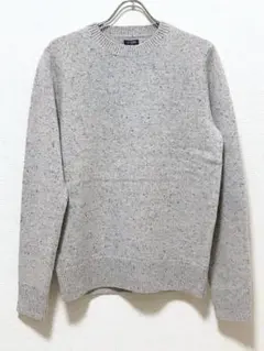 未使用 2010s J.Crew エルボーパッチ セーター S ライトグレー