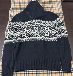 ノルディック柄 ニット