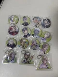 プロセカ 日野森志歩 CD 特典 缶バッジ アクリルキーホルダー