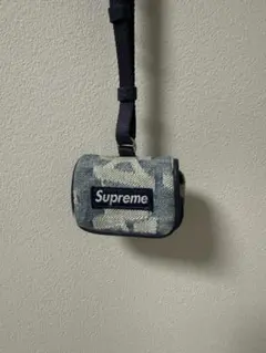 その他 Supreme Fat Tip Jacquard Denim AirPod Supreme Fat Tip Jacquard Denim AirPod Case Blue - SS22 - US