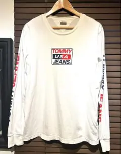 TOMMY JEANS トミー　ロングTシャツ　長袖　L size
