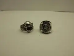 スカルデザイン シルバーリングセット