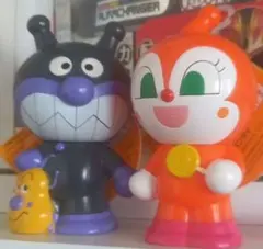 バイキンマンとドキンちゃん人形✨タグ付き!未使用!