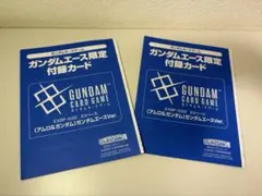 ガンダムエース10月号 付属カード アムロ＆ガンダム 未開封 2枚セット
