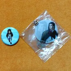 幻想水滸伝Ⅰ&Ⅱ リマスター 缶バッジ アクリルチャーム 2点 シュウ