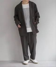 DISCOAT　テックリネン　セットアップ