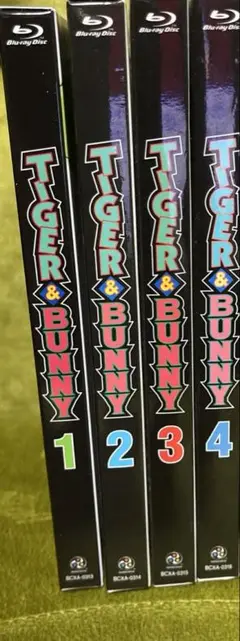 TIGER&BUNNY ブルーレイ　4本セット