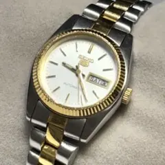 稼動】SEIKO 5 自動巻き コンビカラー デイデイト 4206-0510 - メルカリ