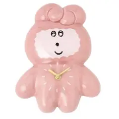 新品】壁掛け時計[ぽっこしコラボ] ぽっこし ミミピピ 時計 スタジオ