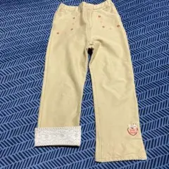 baiya 110 ミキハウス うさぎ ベージュ 長ズボン パンツ レース