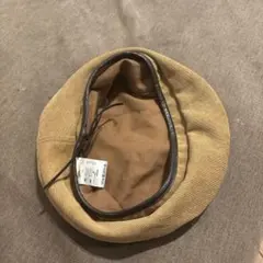 ベージュ ベレー帽 Fサイズ　スタジオクリップ