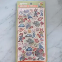 ■ディズニー ズートピア ボンボンドロップシール ぷっくりシール デコパーツ■