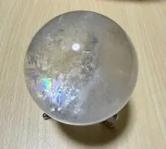 ローズクォーツスフィア 約53mm アイリス 虹スターフラッシュ 丸玉