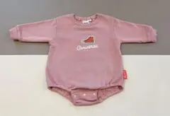 CONVERSE ロンパース 長袖 ピンク スニーカープリント ベビー服 80