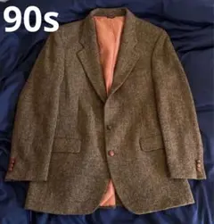 【90s】HARRIS TWEED テーラードジャケット カナダ製のサムネイル