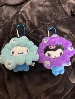 ミャクミャク 正規品 クロミ EXPO2025キーホルダーセット カラビナ付き sanrio（サンリオ） ミャクミャク なりきり立体マスコットカラー