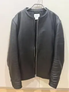 UNITED TOKYO 黒 ライダース ラムレザーシングルジャケット サイズ3