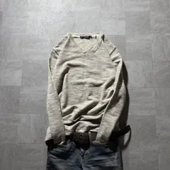トップス archive thermal v neck long sleeve y2k archive y2k thermal l/s tee grunge - メルカリ