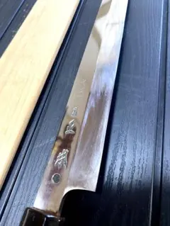 柳刃包丁　総鏡面　中川作　青一鋼　尺　紋鍛錬 柳刃包丁 総鏡面 中川作 青一鋼 尺 紋鍛錬 - メルカリ