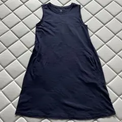 UNIQLO ノースリーブワンピース ネイビー 140cmのサムネイル