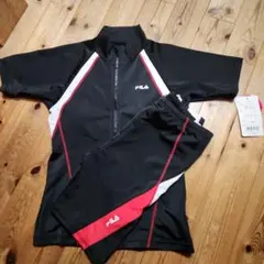 FILA セパレート水着 ブラック/レッド Mサイズ