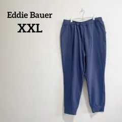 Eddie Bauer【XXL】スウェットジョガーパンツ ルームウェア ネイビー