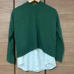GLOBAL WORK 二ット トップス レイヤード