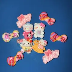 サンリオ ハローキティ50周年 ダイカットクリップ 赤 キッチン雑貨