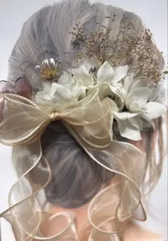 【成人式・卒業式】ヘア飾り 袴　振袖　和装　前撮り　　リボン