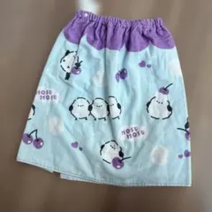 新品 シマエナガ ラップタオル 巻きタオル