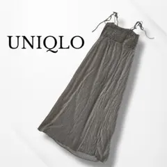 UNIQLO/ユニクロ/キャミワンピース/ロングワンピース/レーヨン\L