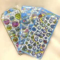 正規品★ぷくぷくあわわちゃん ウォーターシール他 3点セット