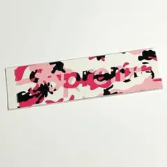 2020AW supreme ステッカー ”迷彩ロゴ”ピンクのサムネイル