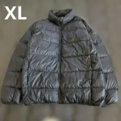 メンズ　ダウンジャケット 黒　ブラック　フルジップ　新品　未使用　ダウン90%