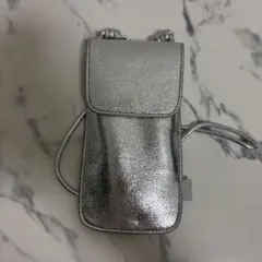 スマホショルダーバッグ シルバーのサムネイル