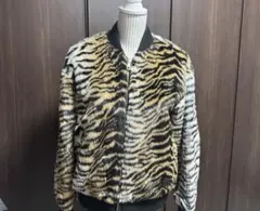 フェイクファー ボンバージャケット　ジャケット　M