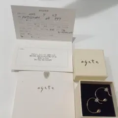 アガット　K10ピアス