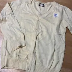 上品❗️COMME CA ISM カーディガン 130サイズ 淡い黄色