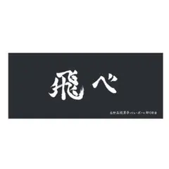 ハイキュー！！ 10周年 横断幕フェイスタオル 烏野高校