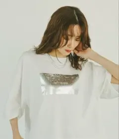 GLOBAL WORK Tシャツ7分袖