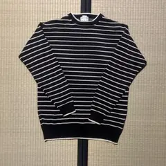 BEAMS ボーダー コットンニット Lサイズ