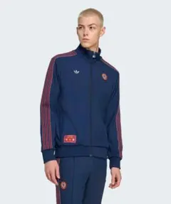 新品S⭐️adidas アストンヴィラFC トラックトップ ブラウン 松村北斗